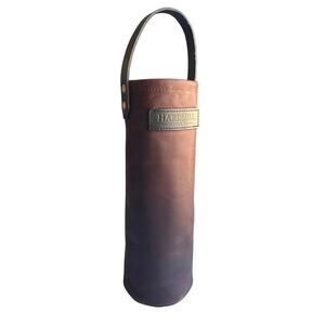 Hardmill Seattle Leather Bottle Bag and Wine Tote in Brown